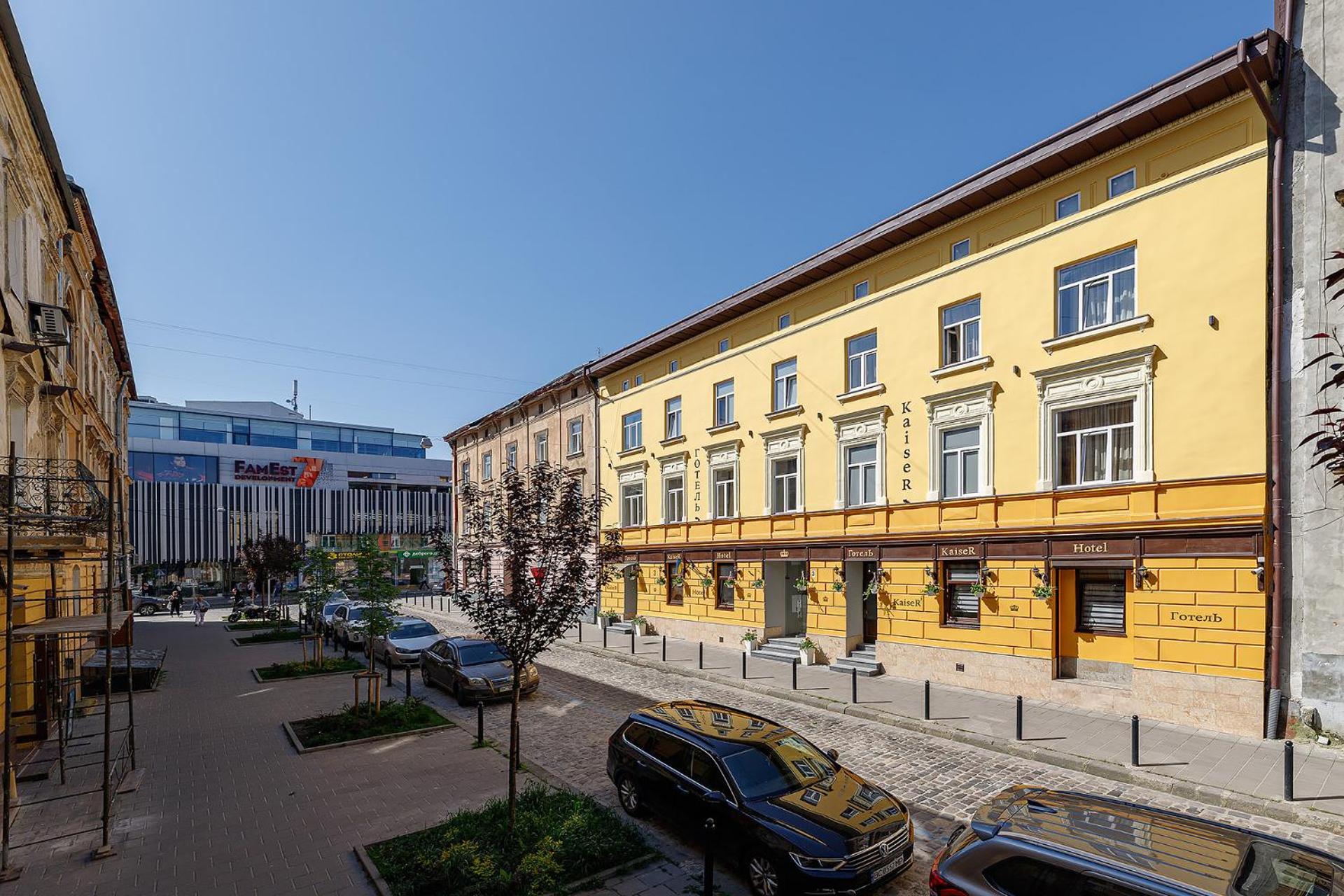 Готель Кайзер Економ Leópolis Exterior foto